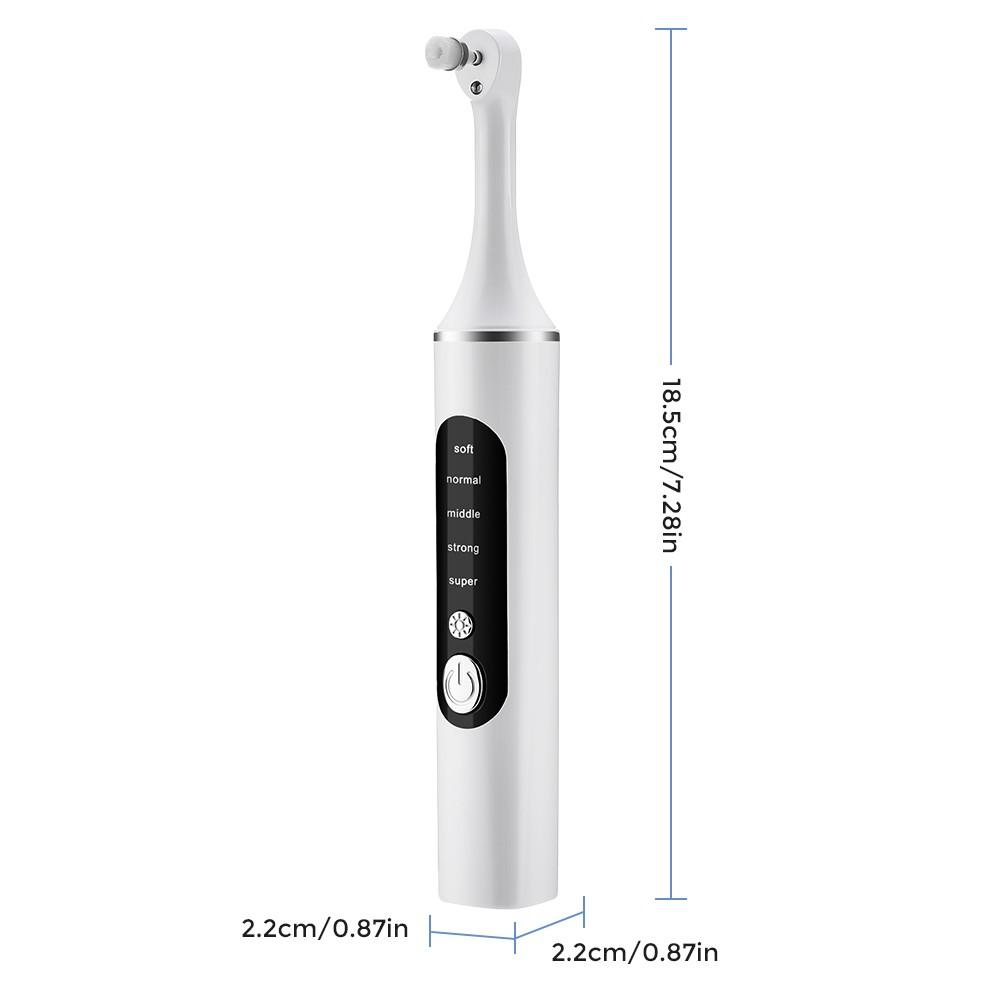 Electric Teeth Polisher, 5 Modes Dental Cleaning with LED Light, Oral Care Polishing Brush, Tooth Cleaning Device, Adjustable