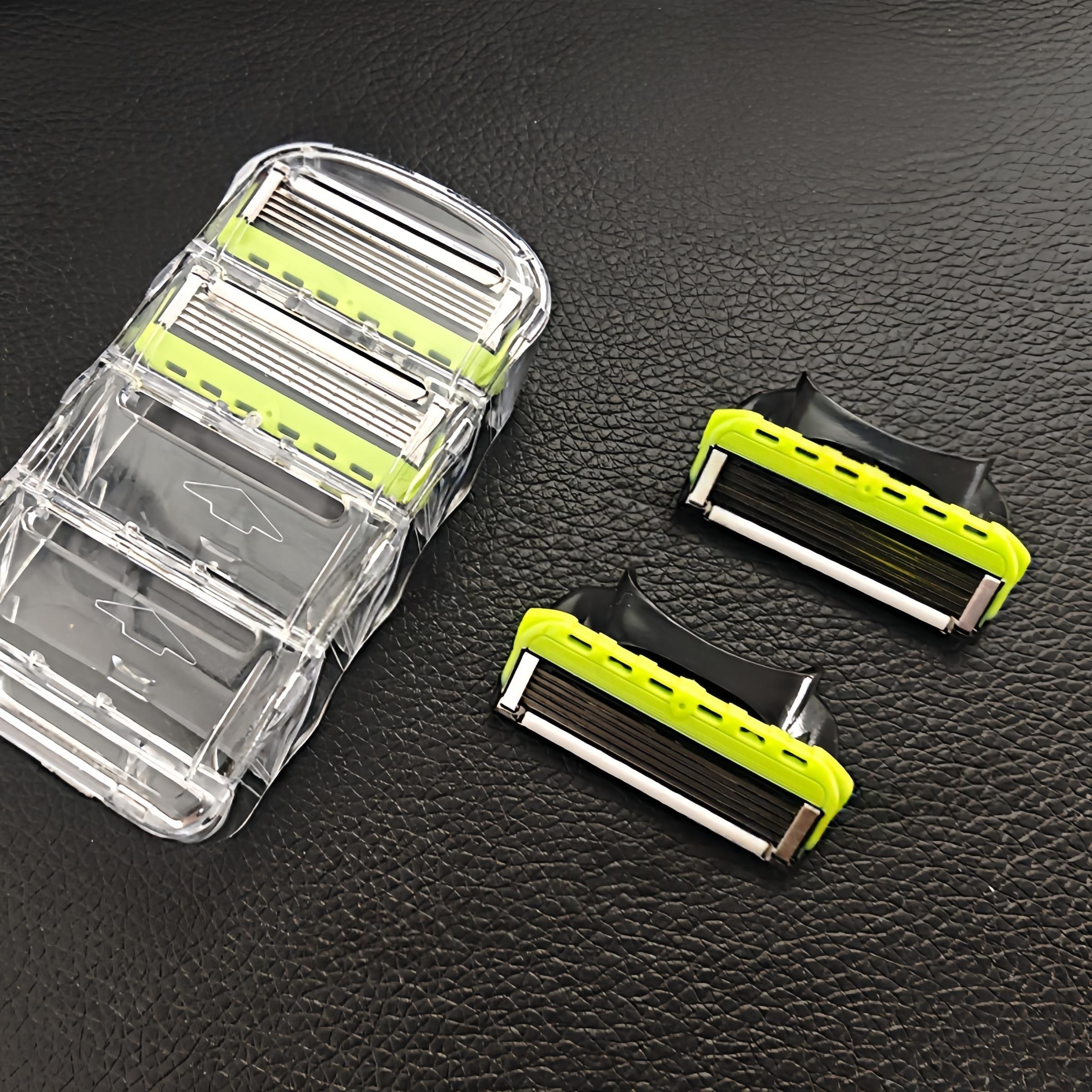 Men's Manual Shaving Razor with 1 Blade Holder and 8-24 Replacement Blades, Smooth Shaving Tool, Washable Shaving Tool, Manual Shaver, Stainless Steel