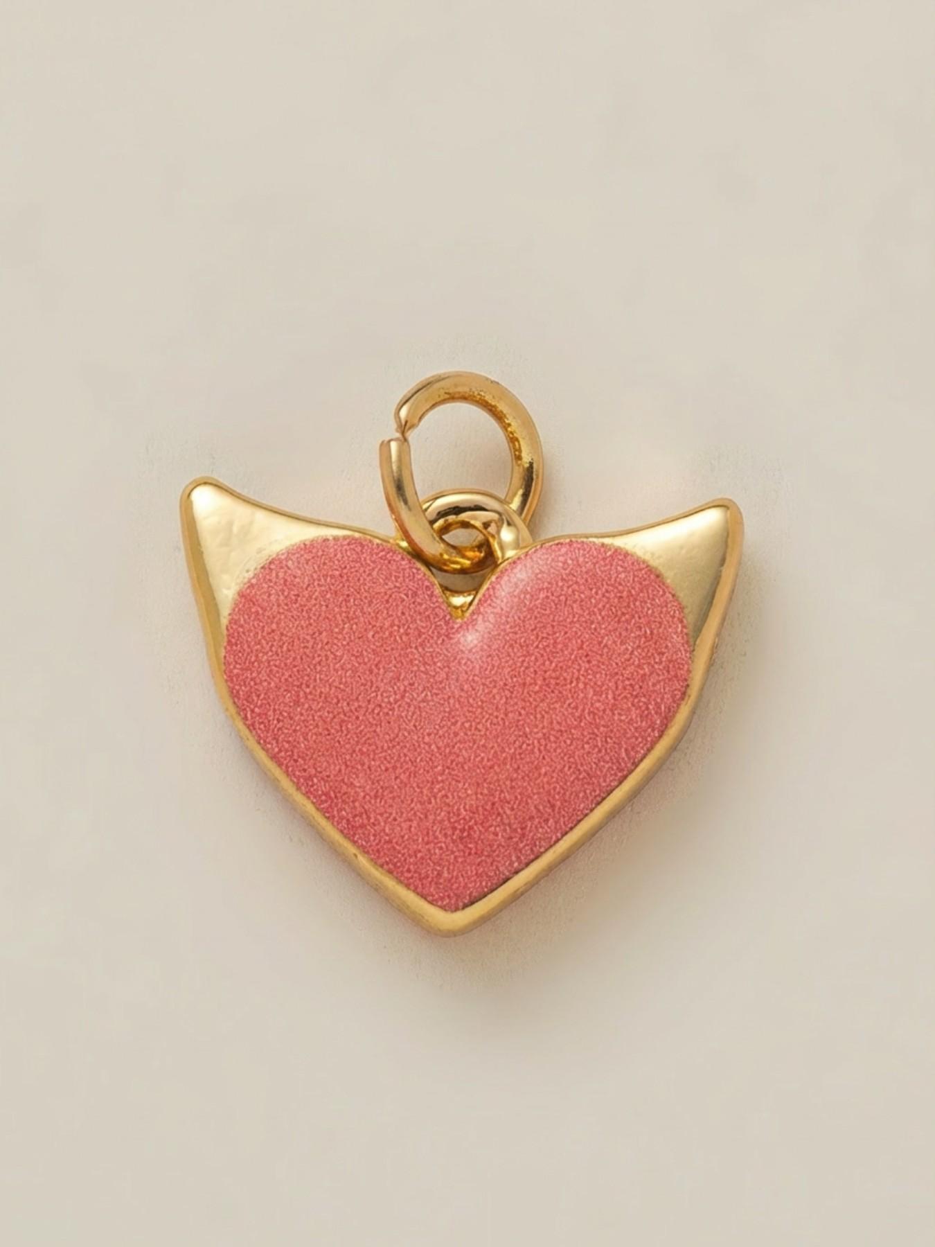 1PC fashionable commuting bohemian style pendant, painted enamel, flower boots, heart-shaped eyes, bottle, boot series pendant, copper plated 18K gold, suitable for DIY fashion accessories such as keychains, bags, and jewelry