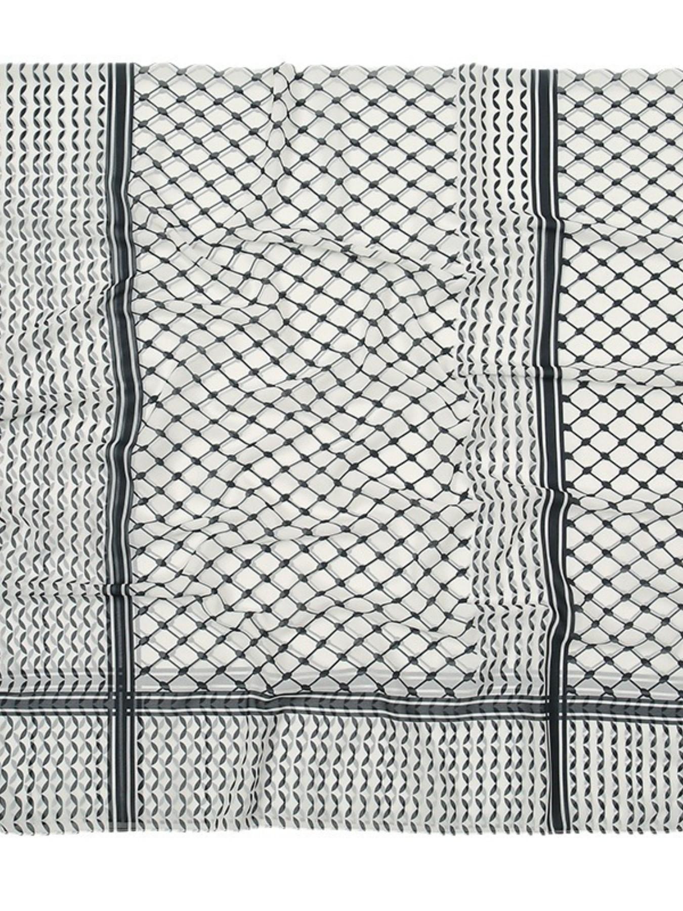 1pcs Bestselling New Pearl Chiffon Print Women's Headscarf, Dubai Turkish Palestine Arab Scarf, Fashionable and Stylish Accessory