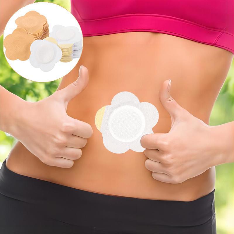 Deep Cleansing,Sleep Detox,Belly Button Patches,Non-woven Fabric Belly Button Patches,No Need Wash,Flower-Shaped Style.