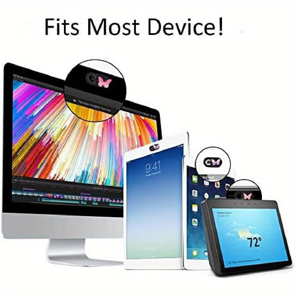 3Pcs Butterfly Webcam Cover Slide, Cute Ultra-Thin Camera Privacy Cover with Strong Adhesive, Laptop Computer Desktop Smartphone Web Camera Blocker for Privacy Security