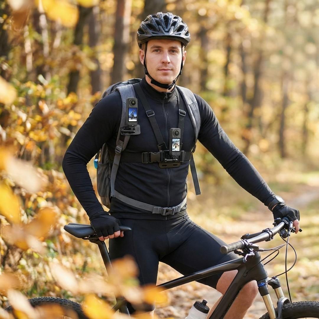 10pc/set Ultimate Sports Camera Kit, Universal Phone Mount Bracket for Mobile and Action Cameras, Durable Abs Structure, Outdoor Gear Accessories