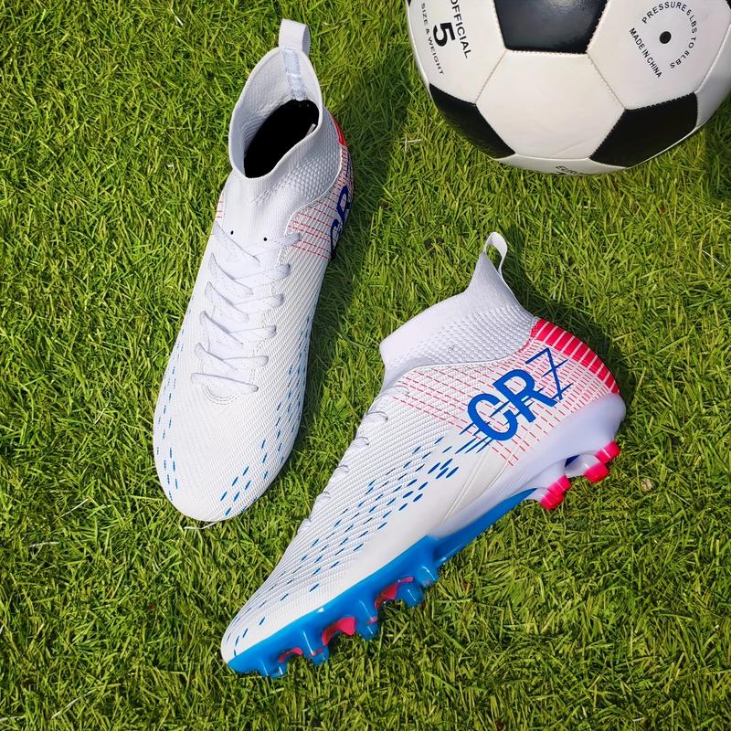 Men's High Top Turf Football Boots, Professional Outdoor Anti-skid Breathable Lace Up TF Soccer Cleats For Summer Rainy Day Training Outdoor Competition soccer shoes soccer boots shoes soccer Men's High Top Turf Football Boots, Professional Outdoor Anti-skid Breathable Lace Up TF Soccer Cleats For Summer Rainy Day Training Outdoor Competition soccer shoes soccer boots shoes soccer