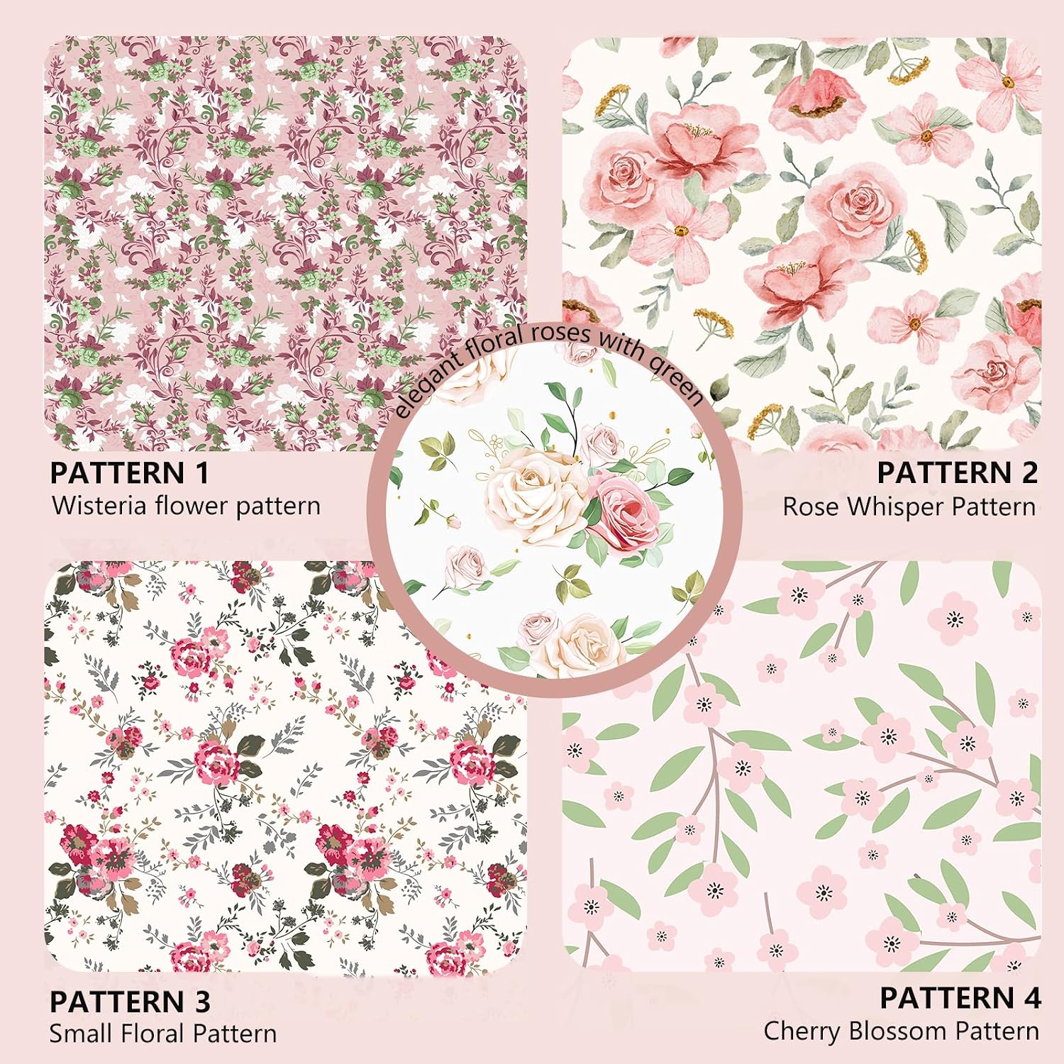 Baby Shower Decorations - Blush Pink Floral Paper Pajama Banner with Ribbon Bows, Shabby Chic Wildflower Garland for Gender Reveal, 10ft Jute Rope Vintage Nursery Wall Decor