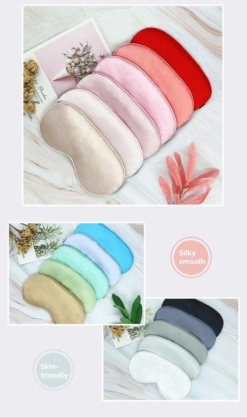 MAXYOYO Silk Sleep Mask for Sleeping-Silk Eye Masks with Adjustable Strap for Sleeping, 100% Block Light Eye Sleep Shade Cover, Reduces Puffy Eyes Traveling Gifts for Women Men