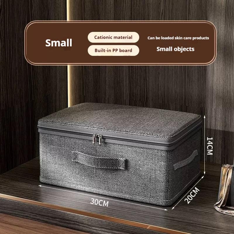 Foldable Ion Storage Box, Waterproof Organizer, Bedding Folder, Foldable Storage Box, Suitable for Closet, Bedroom, Kitchen, Books