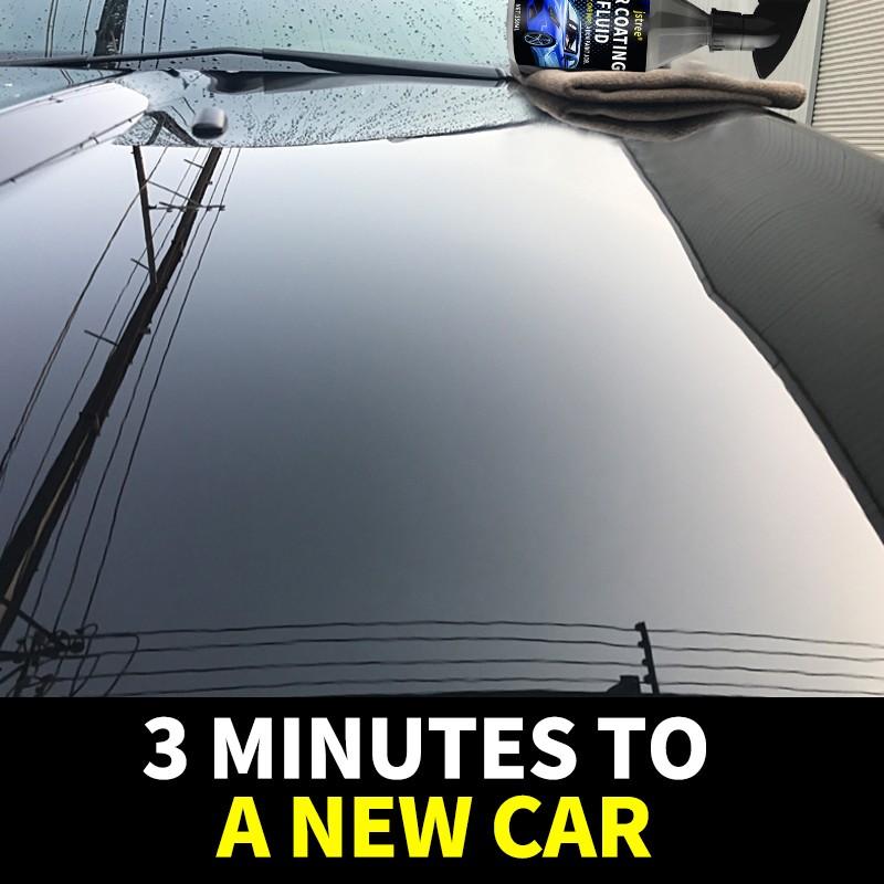 Jstree Car Nano Coating Liquid, Paint Crystal Coating, Body Wax Brightening Protector, 250ML, Car Care Essential