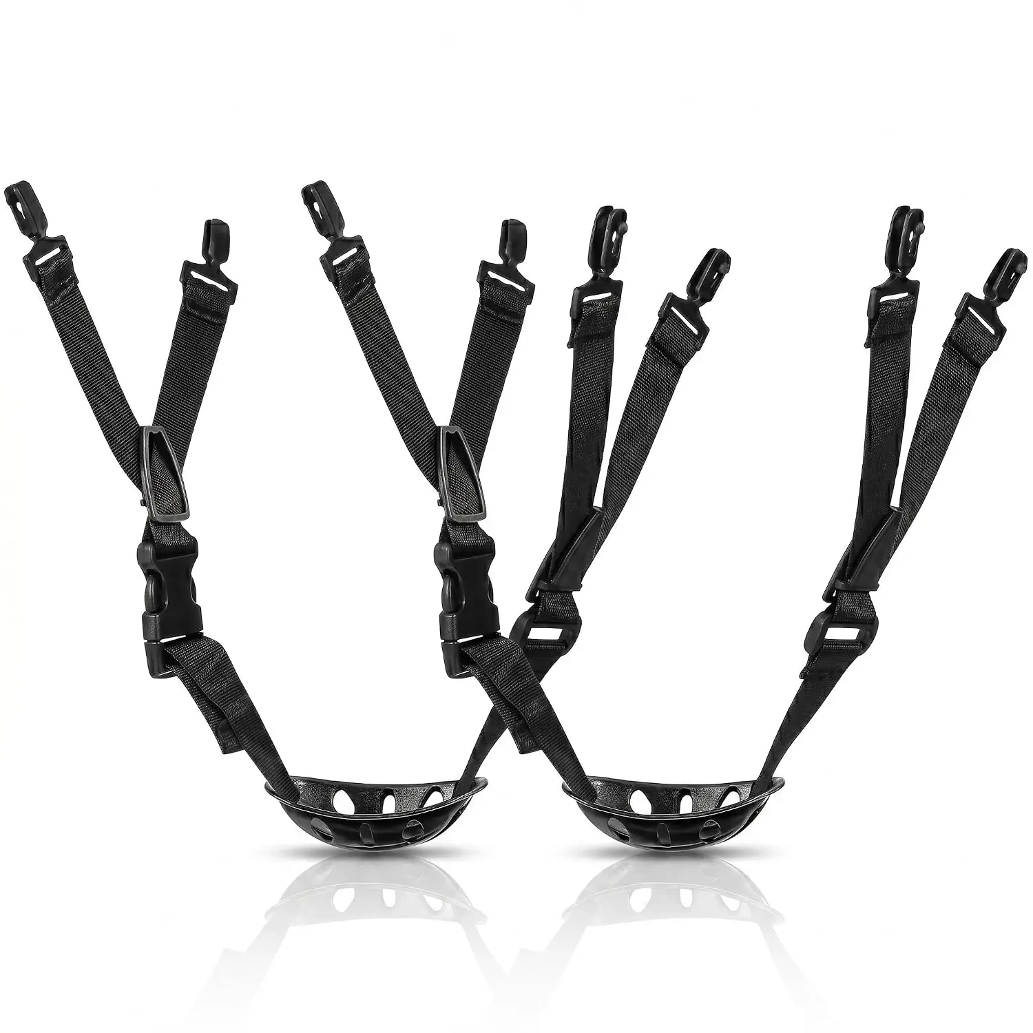 2 Pcs Hard Hat Chin Strap - Universal Safety Helmet Strap with Adjustable Elastic Strap and Chin Cup for Construction Worker Hat and Bike Helmet Replacement