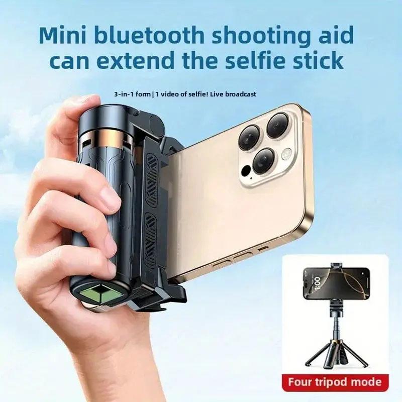 Mini Selfie Stick Travel Portable Tripod Stand, Four-Legged Phone Holder for Photography, Ideal for Travel & Daily Use