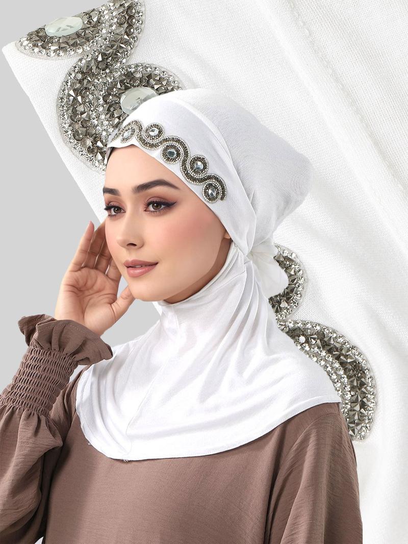Women's Stretchy Jersey Turban Hijab Scarf, Soft Fabric Head Wrap Suitable for All Occasions, Elegant Design for Everyday Use