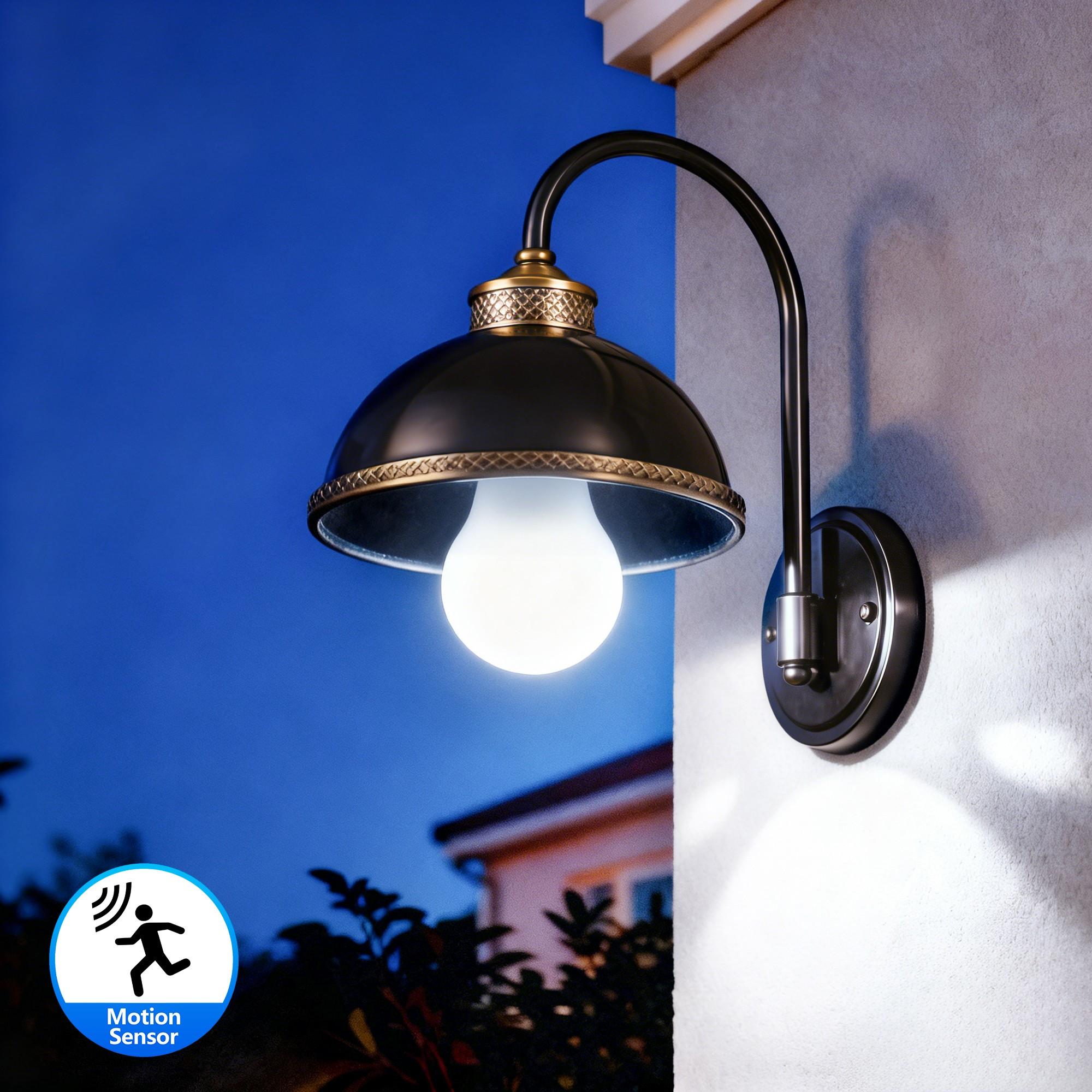 2/4Pack Kasotile Motion Sensor Light Bulbs, 12W (100Watt Equivalent), Motion Activated Dusk to Dawn Security LED Bulb, 3000K WarmWhite/6000K Daylight, for Indoor and Outdoor Lighting, Porch, Stairs, Hallway