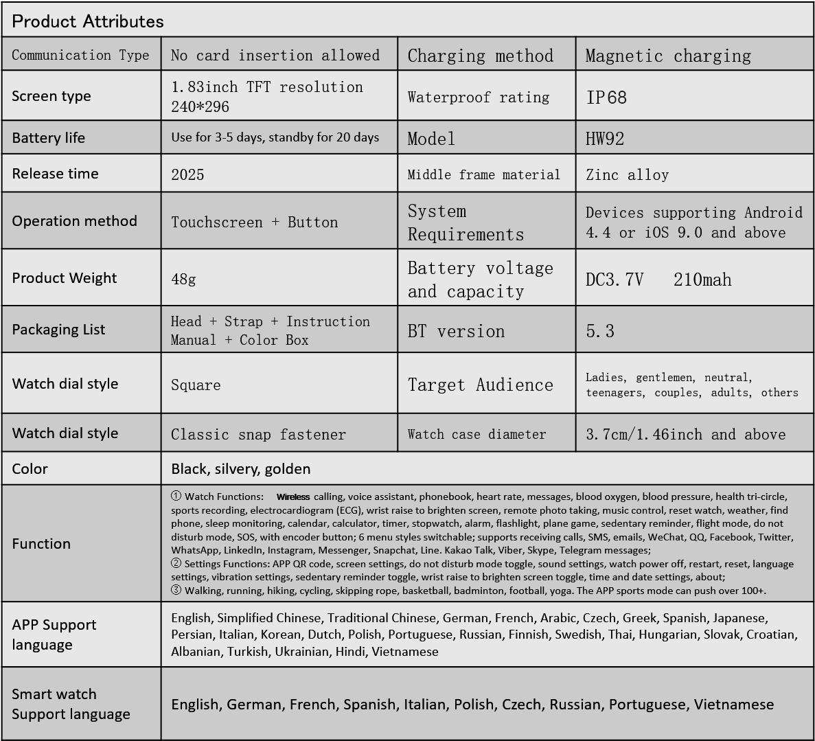 High-appearance-value smart sports watch, 1.83 inches HD touch screen, wireless calling, AI voice watch, more than 100 sports modes, pedometer, blood pressure, heart rate, sports tracker, ceramic resin strap, silicone strap, waterproof watch.