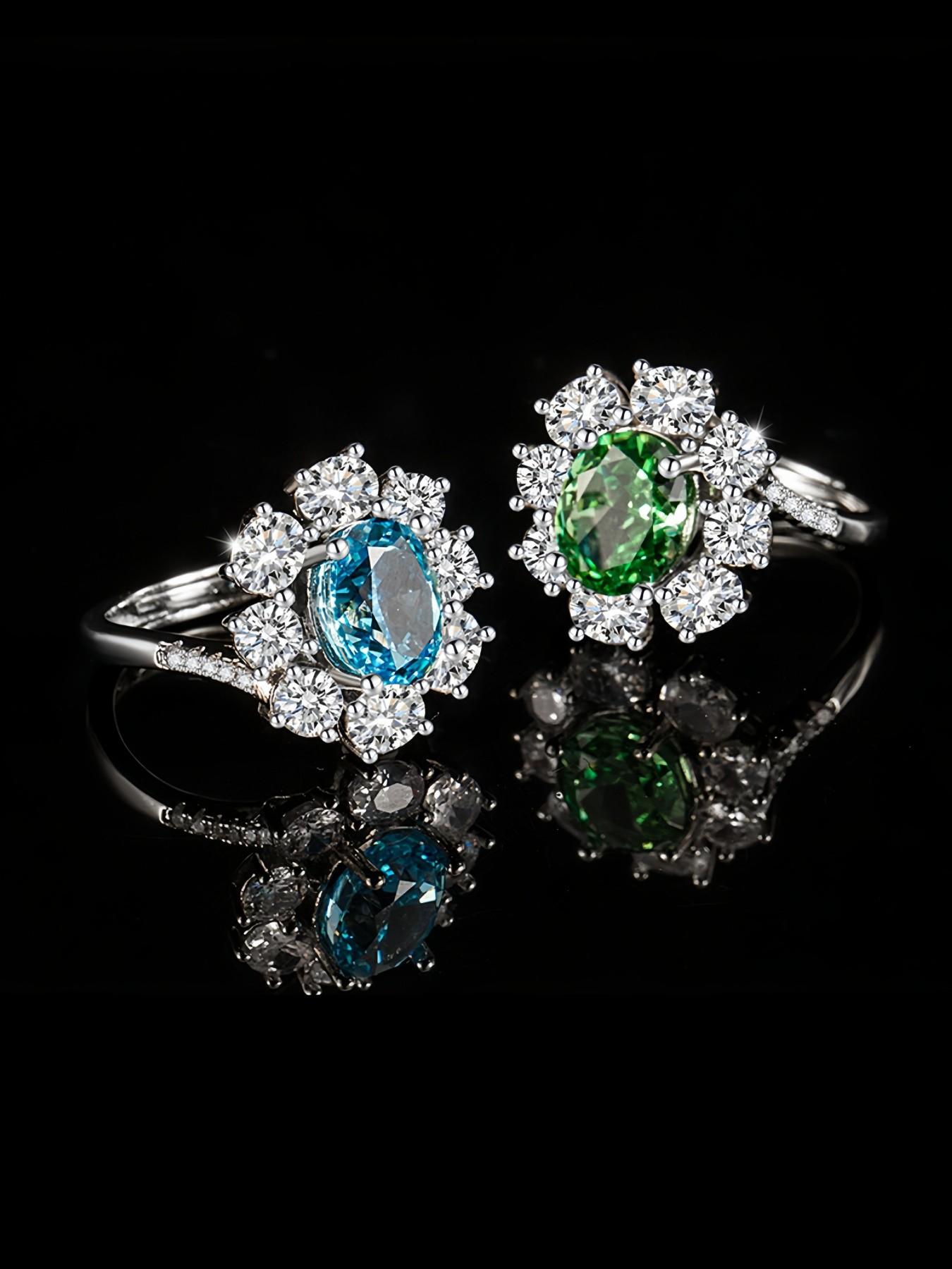 Wild Green Wreath Beloved Ring, versatile light luxury ring with sparkling pink ice-cut gems. Elegant band ideal for dates, daily outfits, vacations and formal dinners.