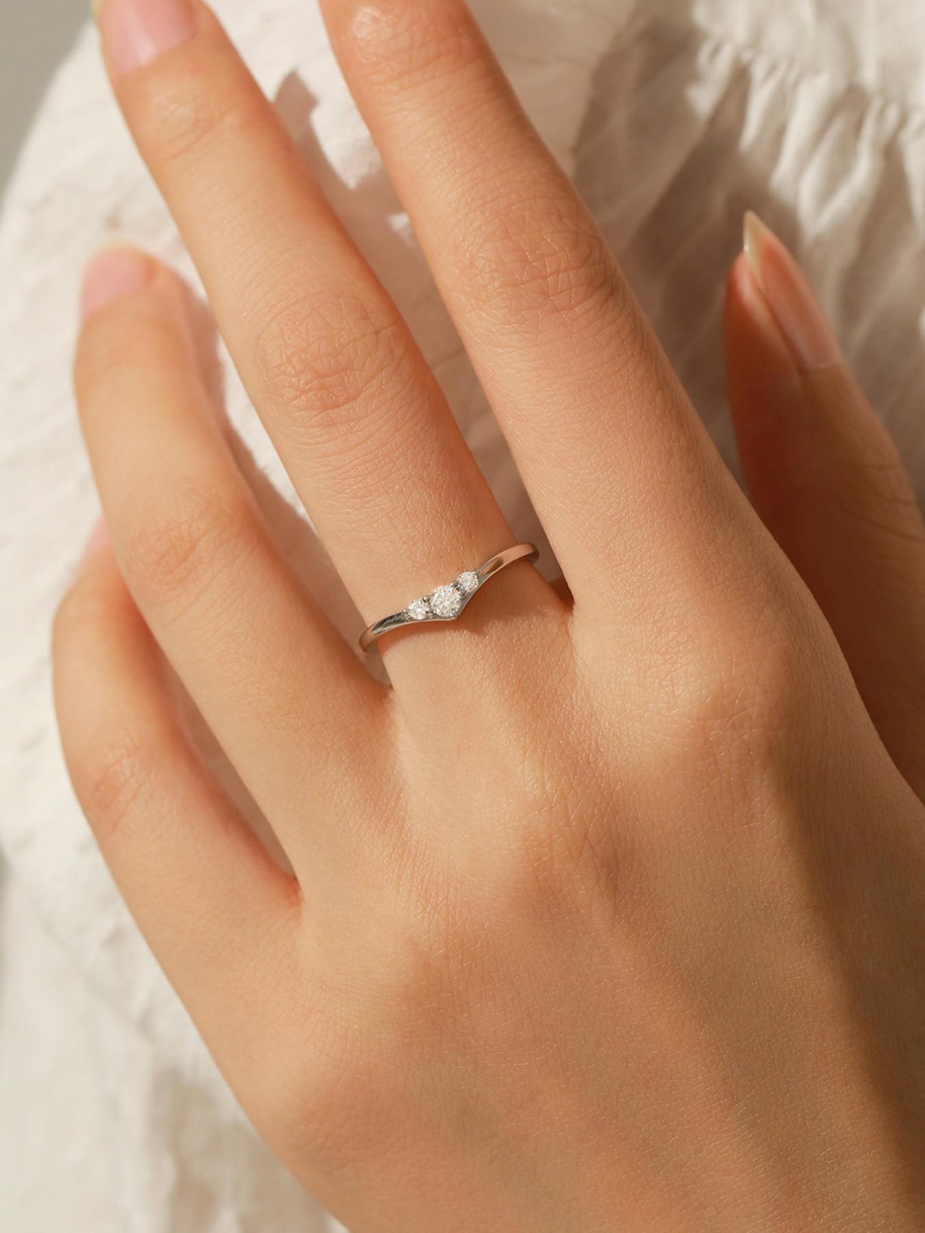 S925 Sterling Silver Moissanite Gemstone Ring, Stackable Design, Women's Everyday Luxurious Versatile Jewelry, Birthday Anniversary Valentine's Day Gift, Gift Ready