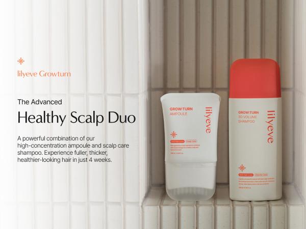 Lilyeve Growturn Hair Growth Serum with Built in Brush for Hair Growth & Thickening