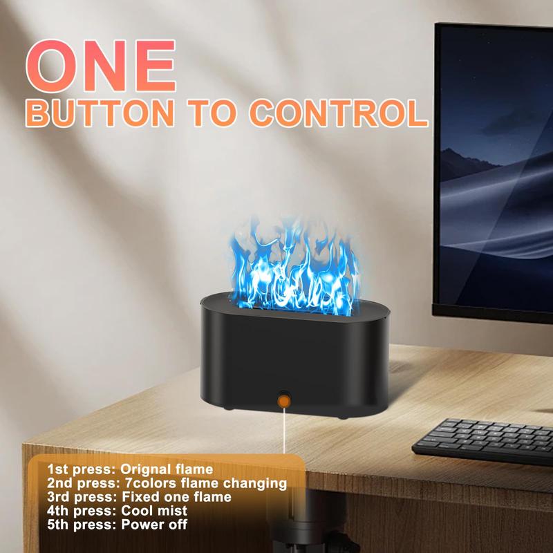 Portable Air Humidifier,Compact Air Humidifier with 7-color, Suitable for Home and Travel, Ideal for Asthma and Respiratory Relief, Face Care Product