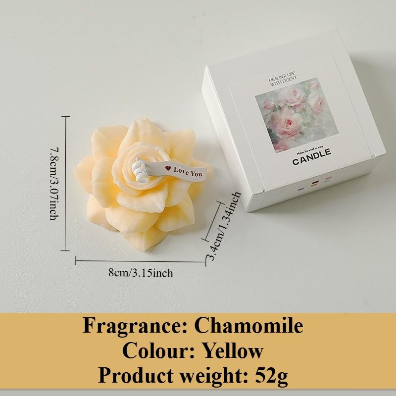 Mother's Day Rose Scented Candle - Handmade Aromatherapy Gift, Elegant Home Decor & Tabletop Centerpiece, Cozy Ambiance for Living Room, Bedroom, Ideal Souvenir for Mom, Holiday Gift, Birthday, Anniversary, Wedding Party Favor