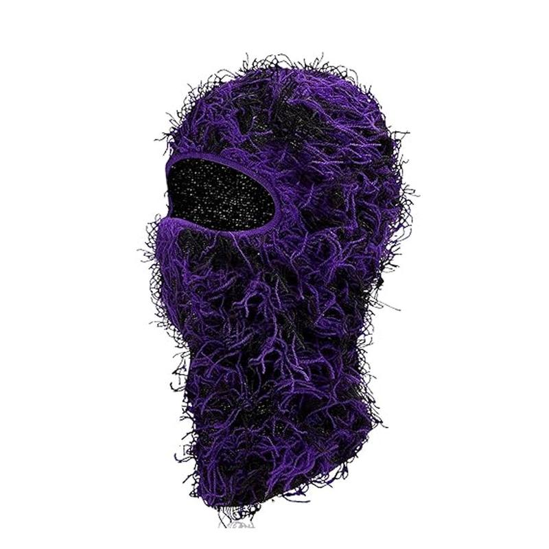 Balaclava Face Mask for Men and Women One Size Distressed  Full Face Knitted Ski Mask,Windproof Cool Snowboarding Motorcycle UV Protection Hat