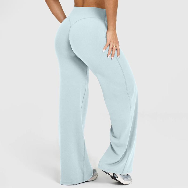 RICH BRIA Women‘s Casual Pants - High Waisted Loose-Fitting Casual Pants - Comfortable & Elastic Loose Pants with Stretchy Material - Straight Leg Hem RICH BRIA Women‘s Casual Pants - High Waisted Loose-Fitting Casual Pants - Comfortable & Elastic Loose Pants with Stretchy Material - Straight Leg Hem