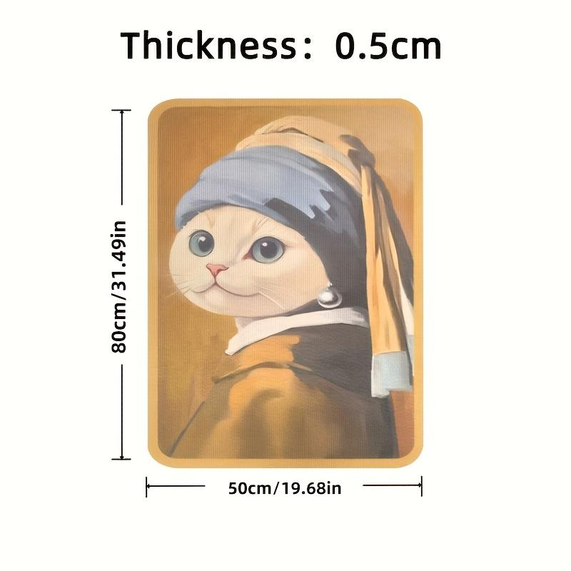 Durable Cat Scratching Pad, Self-Adhesive Multi-Functional Cat Scratch Board, Interactive Pet Climbing Mat, Wall Replacement, Wear-Resistant, Vertical Scratcher