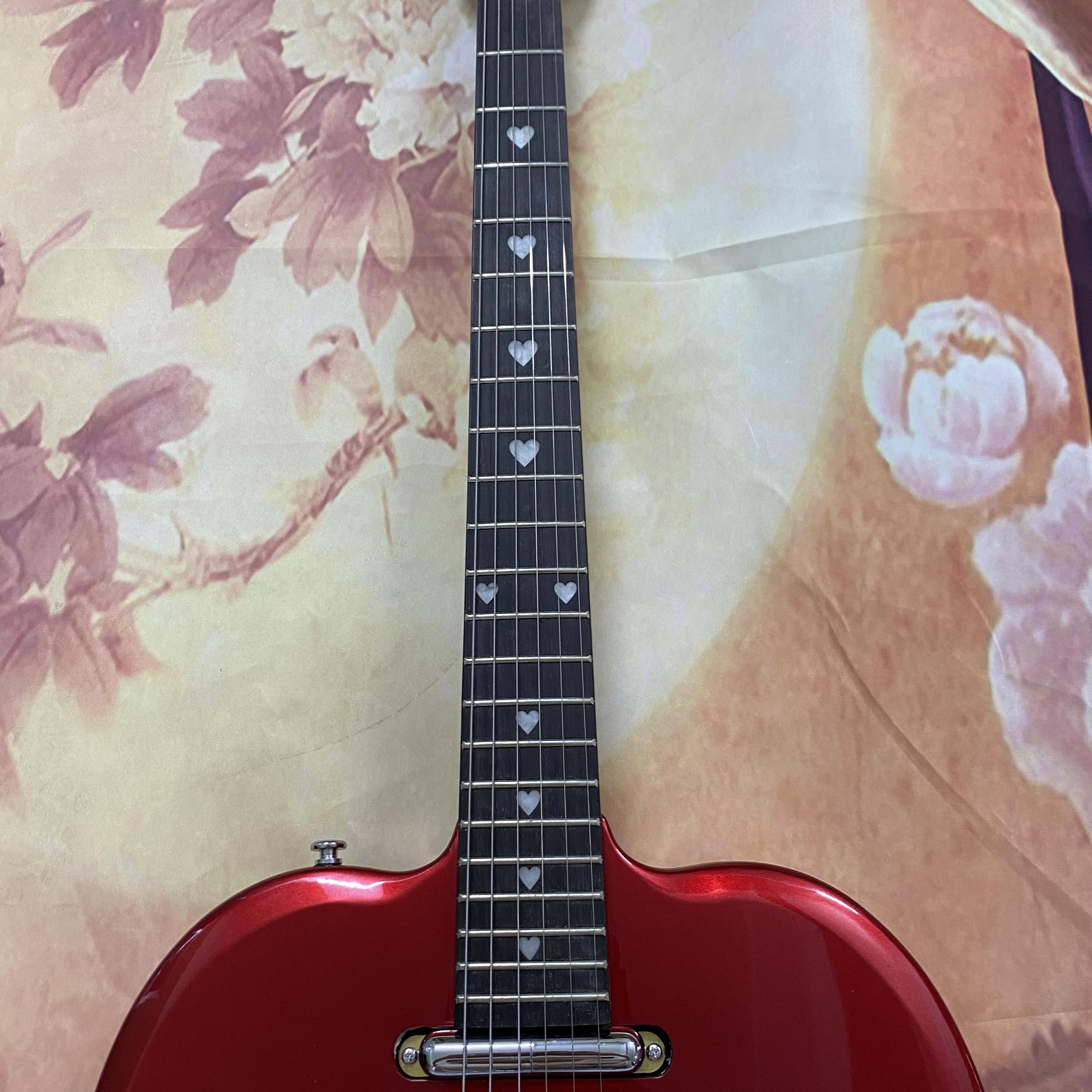 Red Heart Shaped Electric Guitar Fast Shipping from US Warehouse