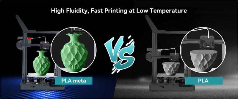 SUNLU PLA Matte & High Speed PLA MATTE & PLA Meta 1.75mm 3D Printer Filament (1KG) - High Speed Printing, ±0.02mm Tolerance, Matte/Metallic Finish, Eco-Friendly, Low Warping, Vacuum Sealed - Compatible with 99% FDM Printers