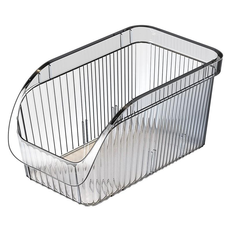 Multifunctional Storage Box for Coffee Cups, Disposable Paper Cup Organizer, Partitioned Plastic Home Luxury Storage Box