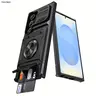 for Samsung Galaxy S26 Ultra S25FE S25 Ultra S24 A17 A27 A57 5G Series, Cellphone Case, Shockproof Protective Casing, Protective smartphone cover, Heavy Duty Shockproof Protection 360° Rotating Metal Stand with Hidden Dual Card Slot Design