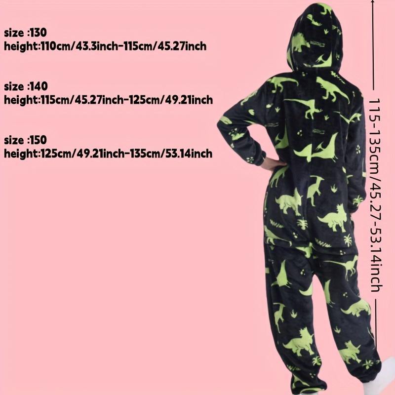 Flame-Resistant One-Piece Pajamas, Cozy Gift, All-Season Loungewear, Zipper Closure, Side Pockets, Hooded