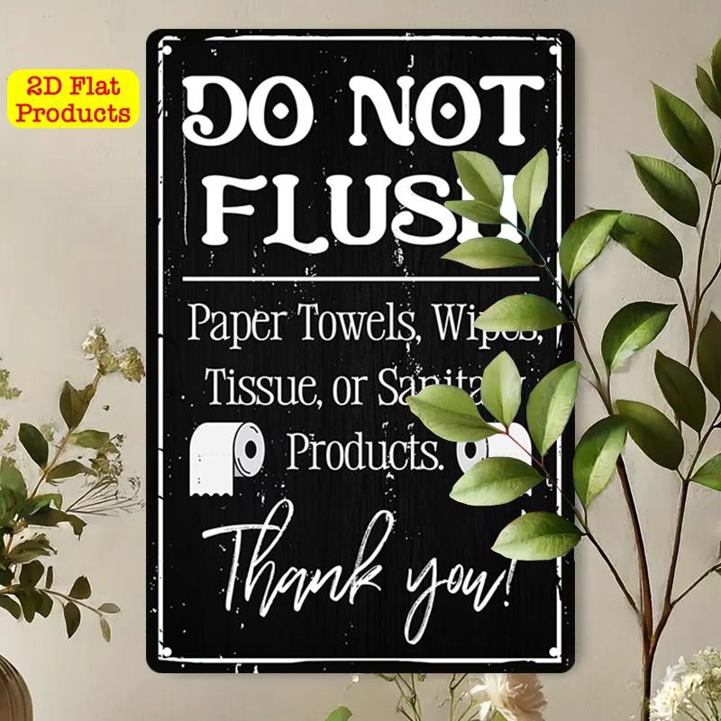 Humorous Aluminum Wall Decor, 8x12 Inch Metal Sign Poster, Background, Durable, Indoor/outdoor, Home Kitchen Garden Bathroom