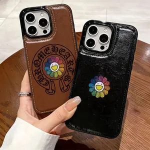 Cool Chrome Hearts Style Phone Case for iPhone 17 AIR 17 PRO 16 PRO15 PRO MAX 14 PLUS 13 PRO 12 11 PRO XS MAX X XR Plus and Samsung Galaxy S22 to Galaxy S25 PLUS Ultra Shockproof Protective Cover Full Protection Anti-Drop