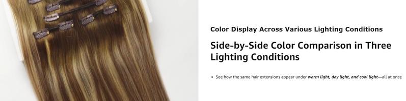 Full Shine Lace Clip in Hair Extensions Real Human Hair 3 Pcs Clip ins 50Gram for Women