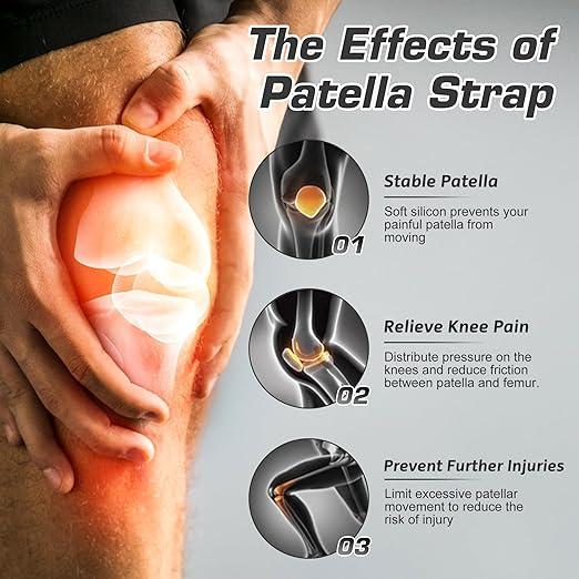 Ollas Patella Tendon Knee Strap 2 Pack, Knee Relief Support Brace Hiking, Soccer, Basketball, Running, Jumpers Knee, Tennis, Tendonitis, Volleyball & Squats Ollas Patella Tendon Knee Strap 2 Pack, Knee Relief Support Brace Hiking, Soccer, Basketball, Running, Jumpers Knee, Tennis, Tendonitis, Volleyball & Squats