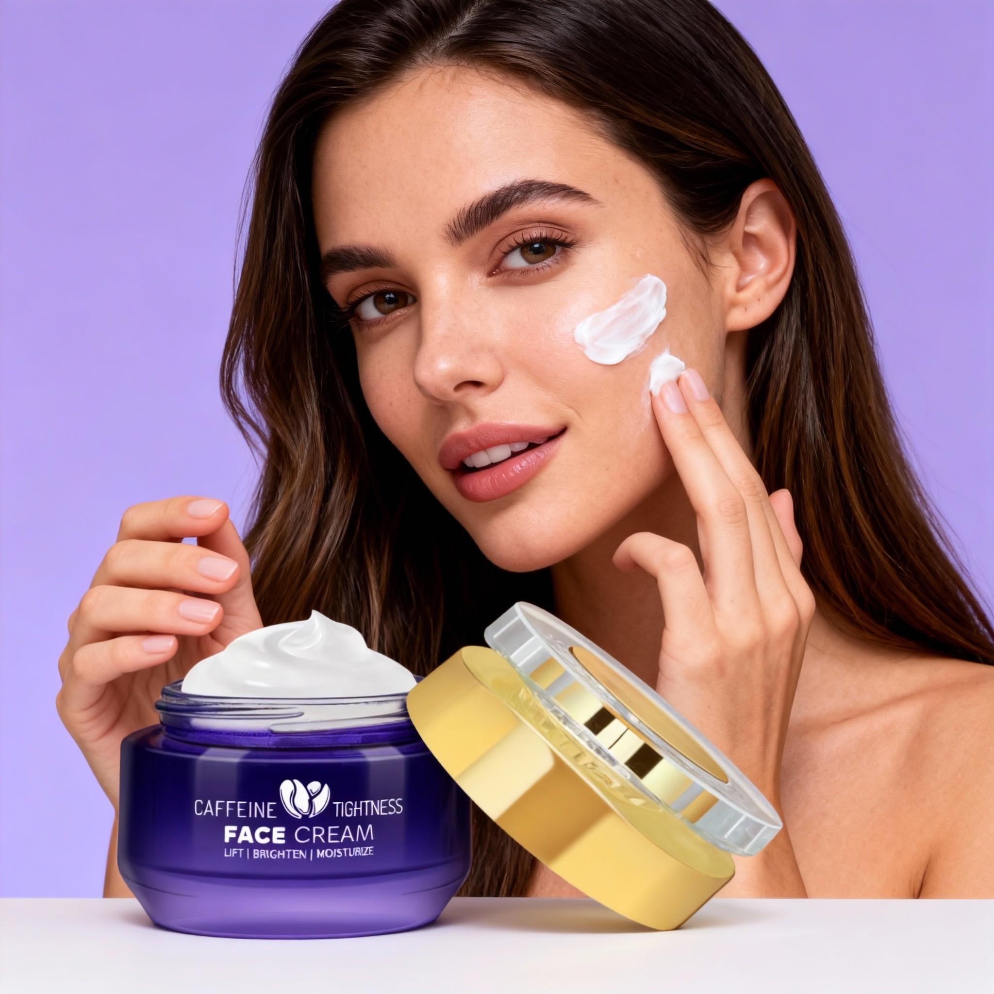 Caffeine Firming Balm with Retinol and Caffeine Essence, Anti-Wrinkle Repair Cream, Moisturizing Night & Day, Smoothes Fine Lines, Tightens Face and Neck