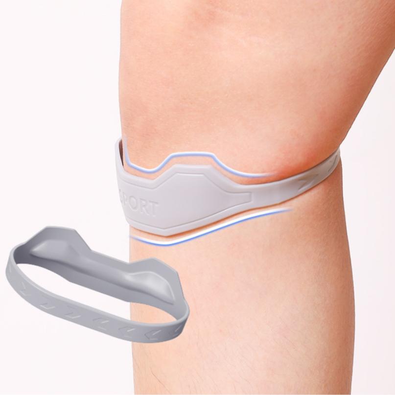 Patellar Knee Strap Joint Protection Rubber Knee Brace Elastic Fixing Support for Men Women Sports Knee Power Band Knee Supporter