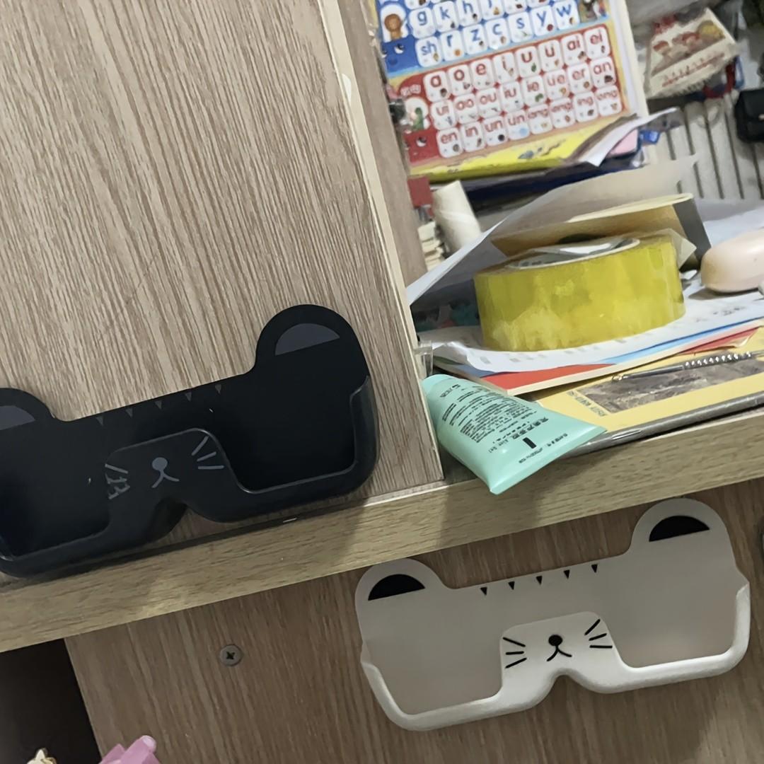 Portable Home Eyeglass Storage Box Set, Wall Mount No Drilling Required, Holds Prescription Glasses, Sunglasses, Display Shelf