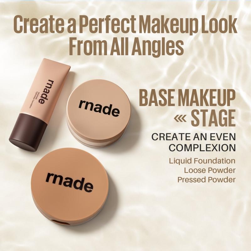 Full Face Makeup Set Gift Box, Cosmetic Makeup Set, 9-Piece Kit Including Foundation, Eyeliner, Lipstick, Travel-Friendly, Perfect for Beginners