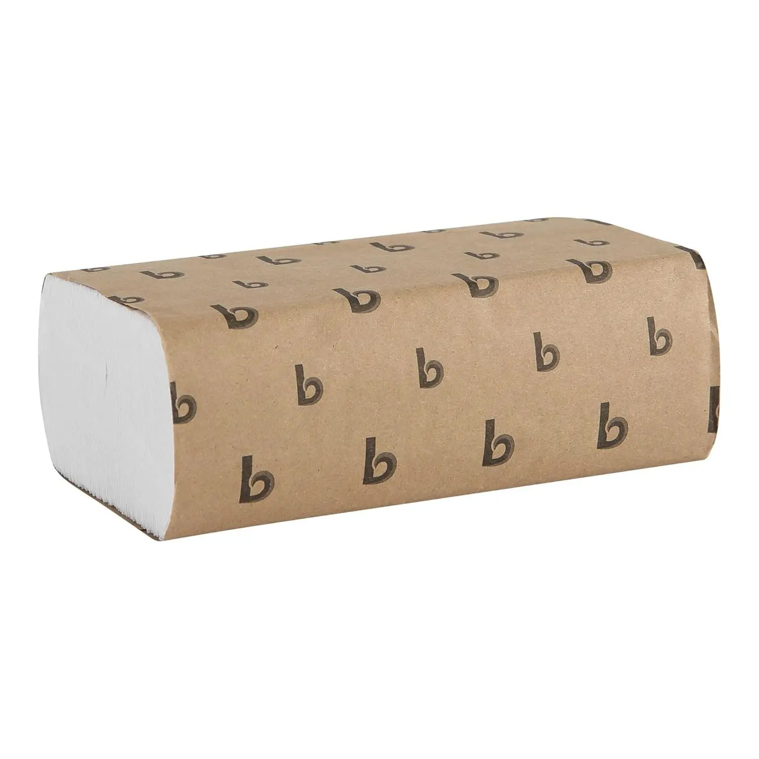 Multifold Disposable Bathroom Paper Hand Towels, 1-Ply, 9 x 9.45, 250 Towels/Pack, 16 Packs/Carton, White