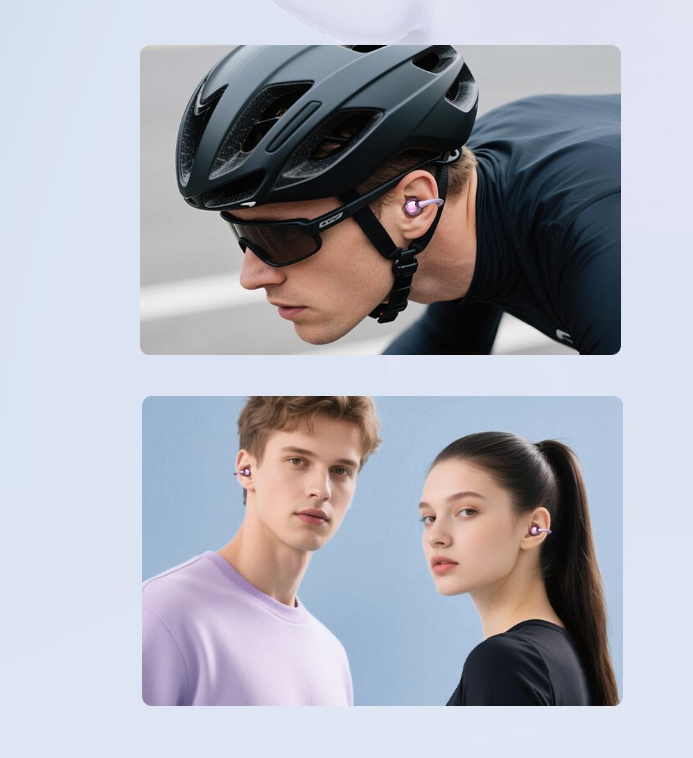 ERAZER XF36 clip-on earphones Bluetooth 6.0 earphones OWS earphones HIFI sound quality music music call dual-purpose waterproof and sweat-proof suitable for sports built-in microphone earphones