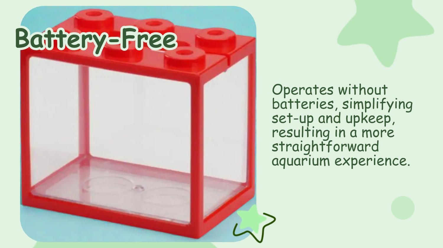 Mini Small Block Betta Fish Tank Transparent Office Desktop Scenery Creative Goldfish Tank Thai Internet Celebrity Betta Box