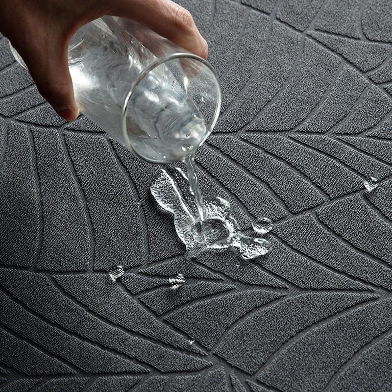 Waterproof Large Leaf Print 3D Stretch Sofa Cushion Cover, All-Season Dustproof Sofa Cover, Pet-Friendly Anti-Scratch Furniture Protector for Dogs & Cats, Ideal for Living Room & Bedroom Home Decor, Parties & Festivals.