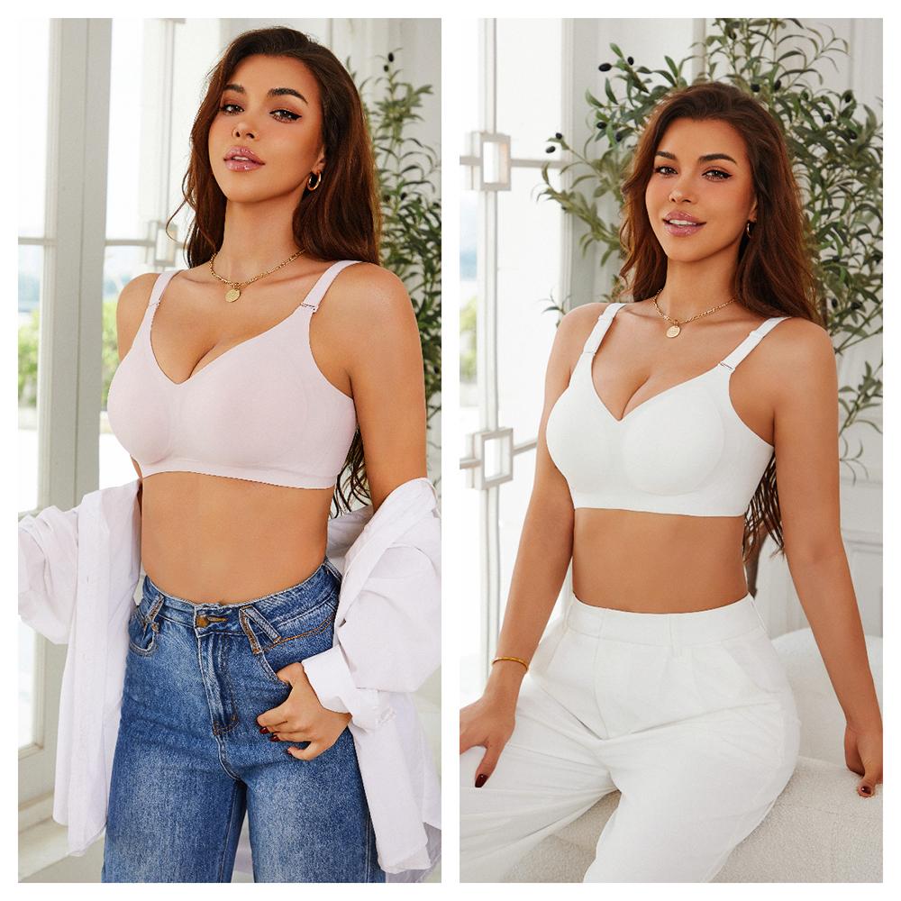 FINETOO Unite store 1PC Cloud-like Marshmallow Touch 24-hour Burden-free Companion Support Non-slip Cup Seamless S-3XL womenswear