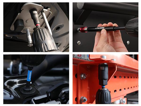 Sedy 80-Piece Premium Magnetic Impact Nut Driver Set with Socket Adapters, Metric & SAE, Bit Holder, Wing Nut Driver, Universal Sockets, Quick Release Extension, Power Bits, Portable Toolbox