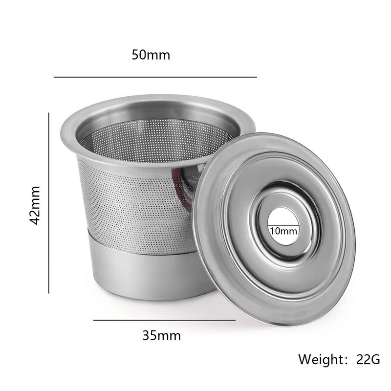 2 Pack Reusable K Cups Coffee Pods for Keurig 1.0: Stainless Steel Refillable K Cup - Reusable Coffee Filter for Keurig 1.0 Coffee Maker, Permanent, Eco-Friendly, Innovative Design