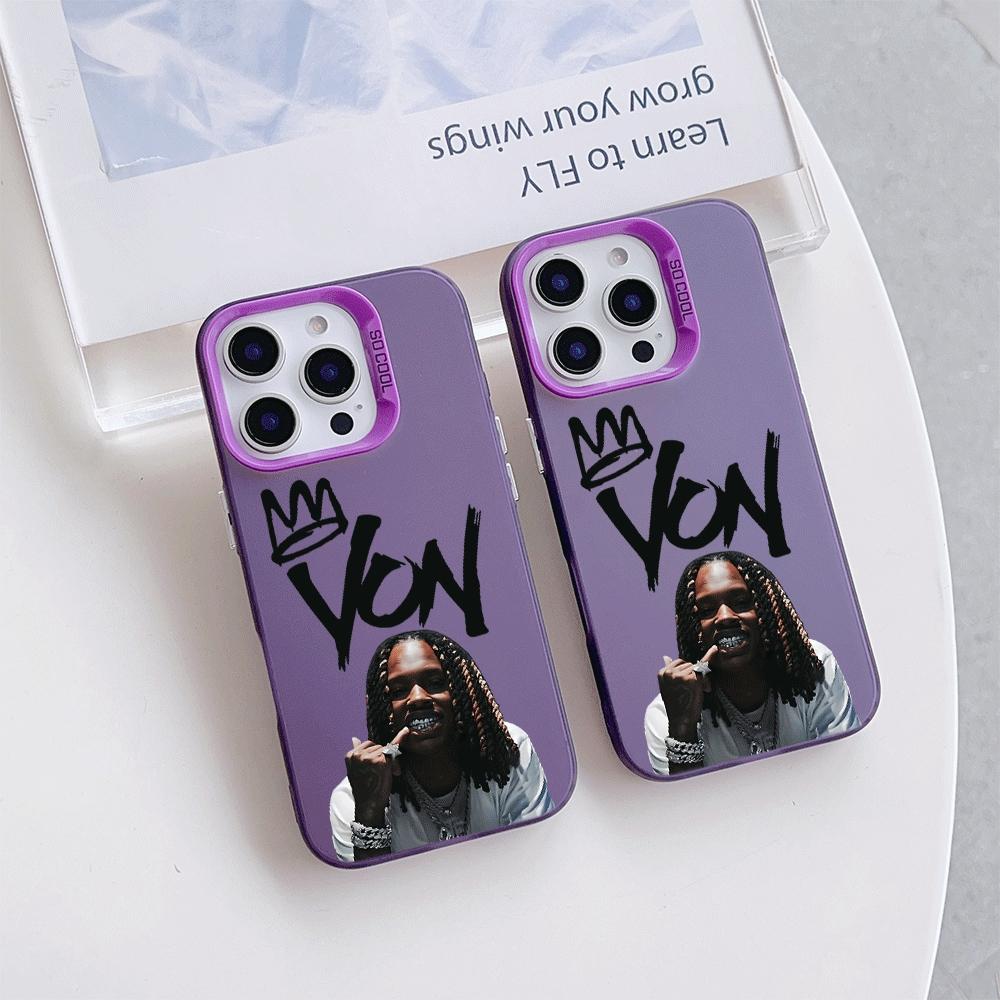 Popular and funny K-King Von Phone Case Suitable for iPhone 17 16e 16 15 14 13 12 11 Mini Pro Max Air X XR XSMAX 8 7 Plus Anti Fall Matte Back Cover