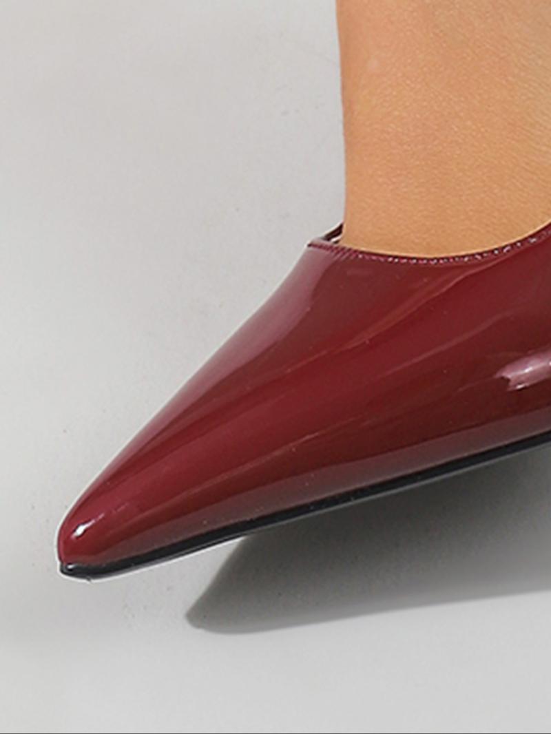 Women's holiday party high-heeled shoes, patent leather pointed fine high-heeled shoes, elegant shallow mouth design, High Heel Pumps, suitable for dinner, dating, office clothing, Christmas matching women's shoes Women's holiday party high-heeled shoes, patent leather pointed fine high-heeled shoes, elegant shallow mouth design, High Heel Pumps, suitable for dinner, dating, office clothing, Christmas matching women's shoes