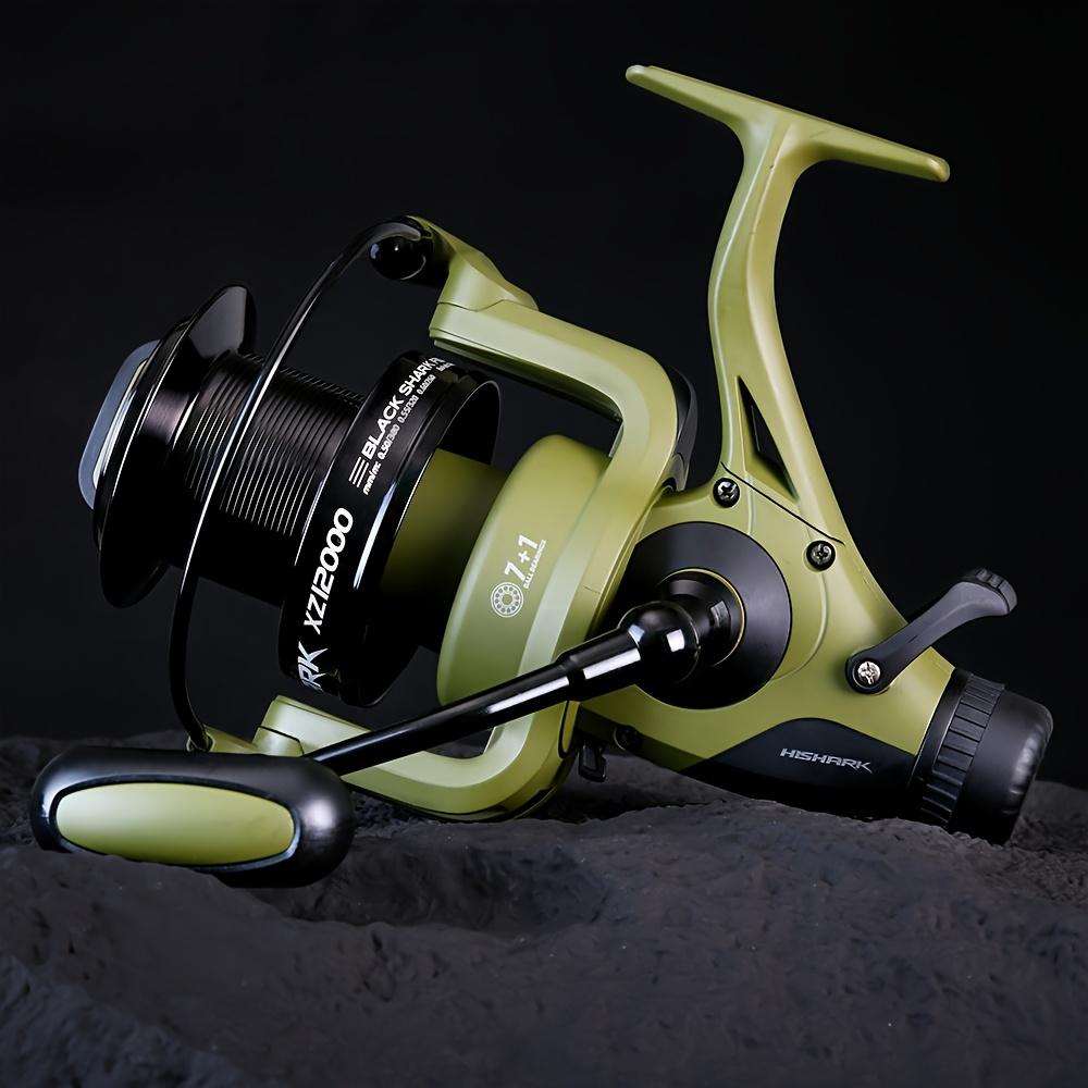 Bakawa Fishing Reel, Stainless Steel Series, 4.7:1 Gear Ratio, Carp Fishing Reel, Model 6000-12000, Durable Design for Anglers