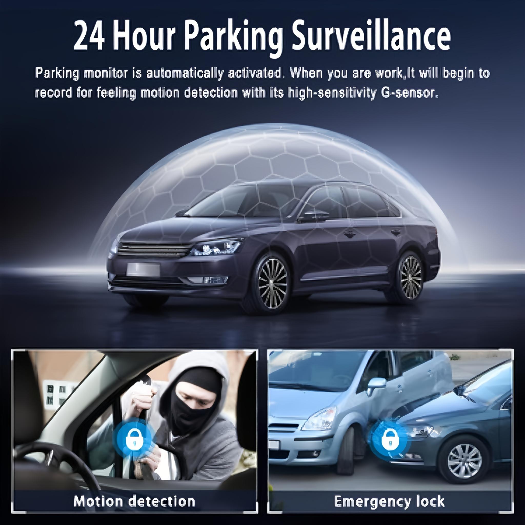 360° 4-Channel 1080P Ultimate Security Dash Cam Kit — 1080P Front, 720P Side & Rear Cameras — Super Night Vision, WDR, G-Sensor, Loop Recording, Optional Memory Card & Lenses — Safe Driving Black Box