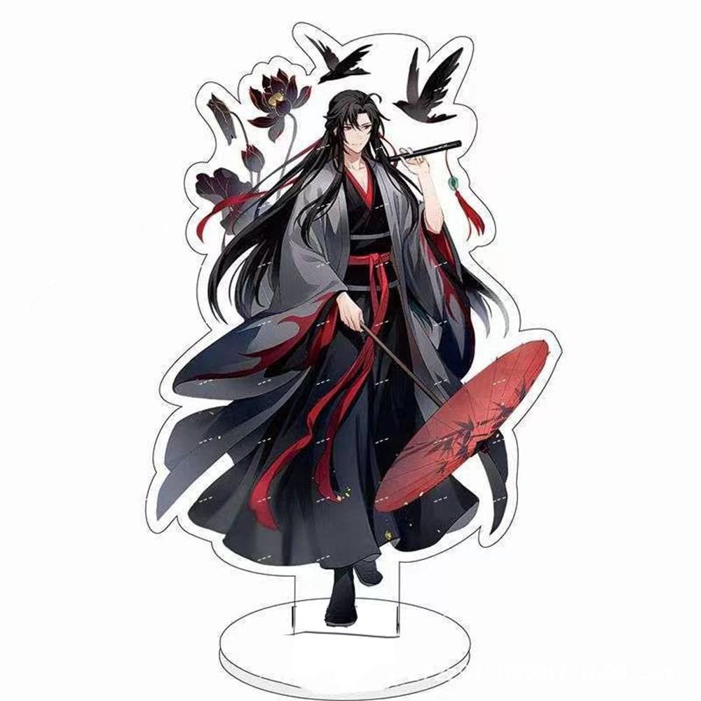 15CM Hot Anime Acrylic Stand Model MO DAO ZU SHI Cartoon Figures Wei Wu Xian And Lan Wang Ji Su She Collection Gifts